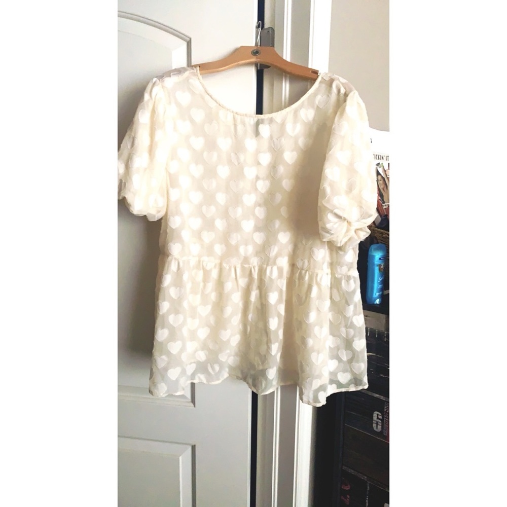 Plus mesh tunic